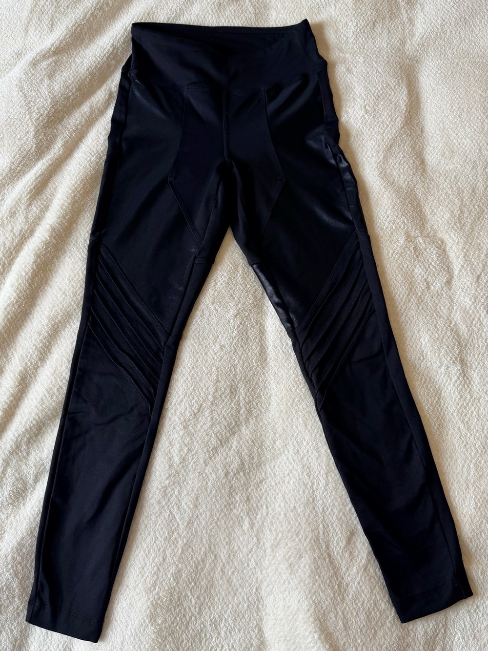 Koral Black Moto Leggings